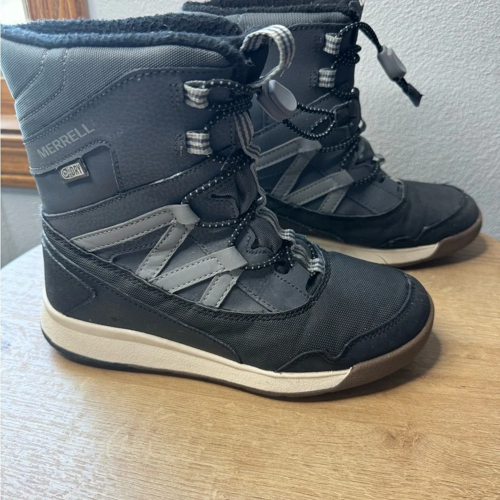 Merrill Snow Crush Kids Winter Snow Boots